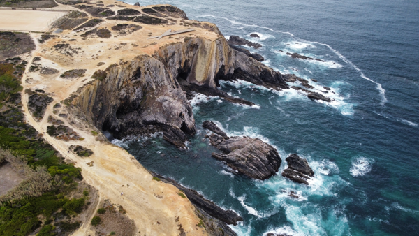 Beach Alarves from a distance